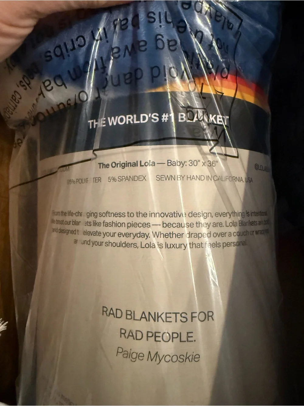 NWT Aviator Nation x Lola Blanket 